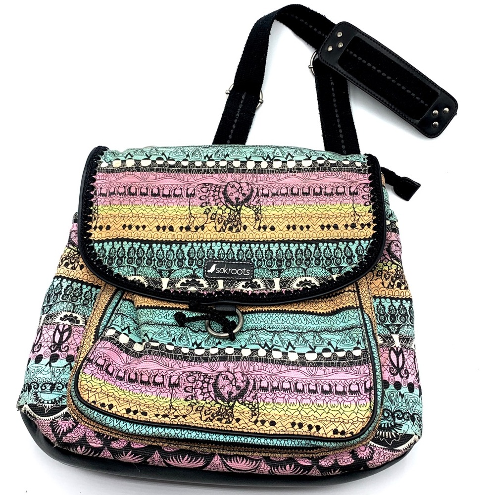 Sakroots Sherbert One World Convertible Backpack